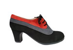 Zapato Flamenco Begoña Cervera. Blucher Tricolor 123.140€ #50082M55ANSTK37AA